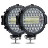 WINBANG 7 Inch Round LED Light Bar, 2PCS 201W Driving