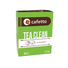 Cafetto Organic Tea Maker Cleaner Pack of 12x10g Sachets – Coffee and Tea Stain Remover - Cleaner for Breville, Keurig, Delonghi, Nespresso and Other Brands Teapots and Tea Cups - Descaling Solution