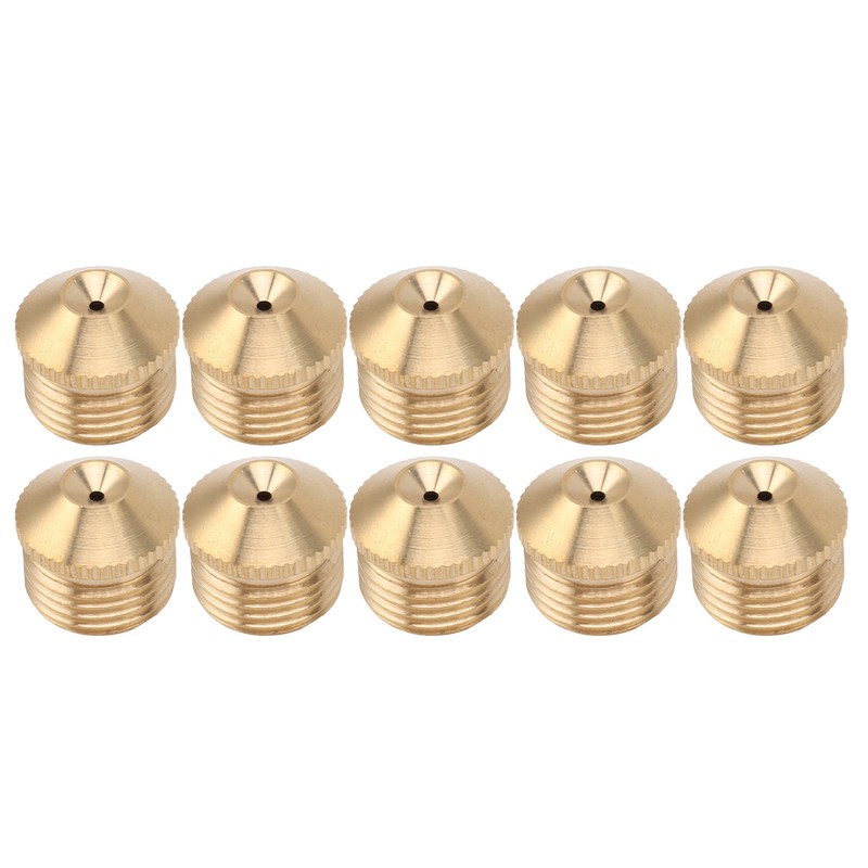 10pcs Brass Misting Nozzles Fog Sprinkler Head for Factory Site