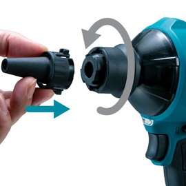 Makita AS001GZ Rechargeable Air Duster, Compatible with 40 Vmax (main unit only). *Battery, charger, and case sold separately