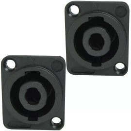 YOVUS 2p conductor surface mount speakon compatible speaker cabinet amp amplifier jack