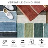 DII Buffalo Check Rug Collection - Alfombra chindi Reversible teñida