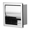 Mirror Surface Toilet Paper Holder Stainless Steel Paper Towel Rack