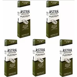 Astra 500 Astra Superior Platinum Double Edge Safety Razor Shaving Blades FRESH STOCK
