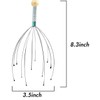 Frentaly 4 PCSHead Massager Scratcher Neck Massage Scalp Relax Calm