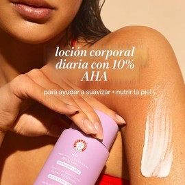 First Aid Beauty KP Smoothing Body Lotion – Chemically Exfoliates and Moisturizes with 10% Lactic Acid (AHA), Urea, Colloidal Oatmeal and Ceramides