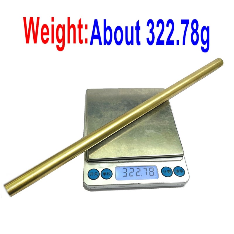 1PCS ZQToday Solid Brass Rods 1/2 x 12 Inch Brass
