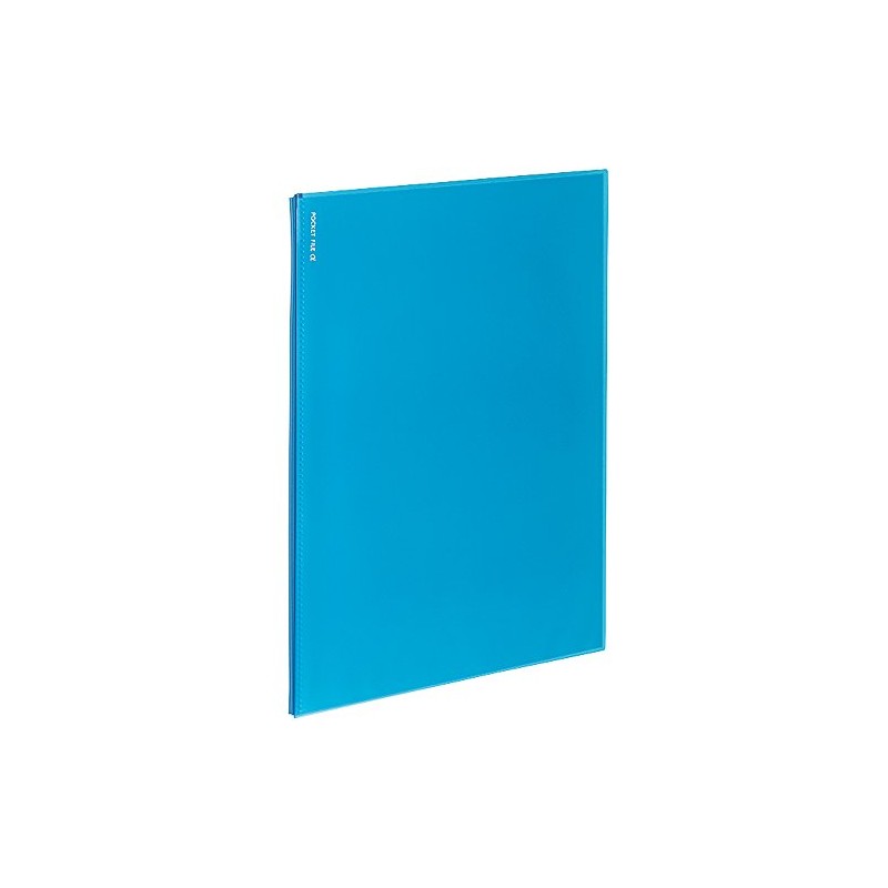 Kokuyo Novita α A4 Pocket File, 12 Pockets, Light Blue