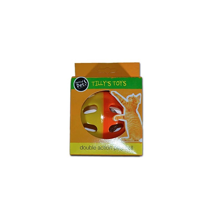 World of pets 'Tilly's Toys' Double Action Play Ball &