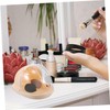 Gatuida Countertop Makeup Sponge Holder Portable Organizer with Lid for