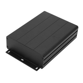 Electronic Project Aluminum Box 45×122×160mm / 1.77×4.8×6.3in Black Electronic Enclosure Case for Electronic Products and Printed Circuit Board