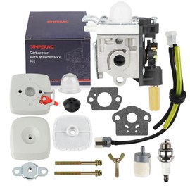 SIMPERAC GT200R Carburetor for Echo SRM 230 SRM 210 HC 150 GT-200R Weed Eater GT-200 GT-230 HC-150 SRM-210 SRM-230 Trimmer Air Filter Cover Case Parts