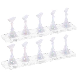 OHPHCALL 2 Sets Manicure Practice Base Acrylic Easel Magnetic