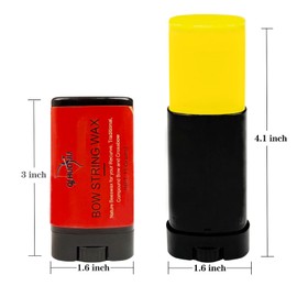 - QI HUO JU - Archery Bowstring Wax Protective Waterproof Crossbow Bow String Wax Rail Lube Pure Natural Beeswax for Recurve Compound Bow (Yellow)