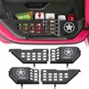 MEAUTELE Metal 3D Front Door Pocket Storage Box for Jeep