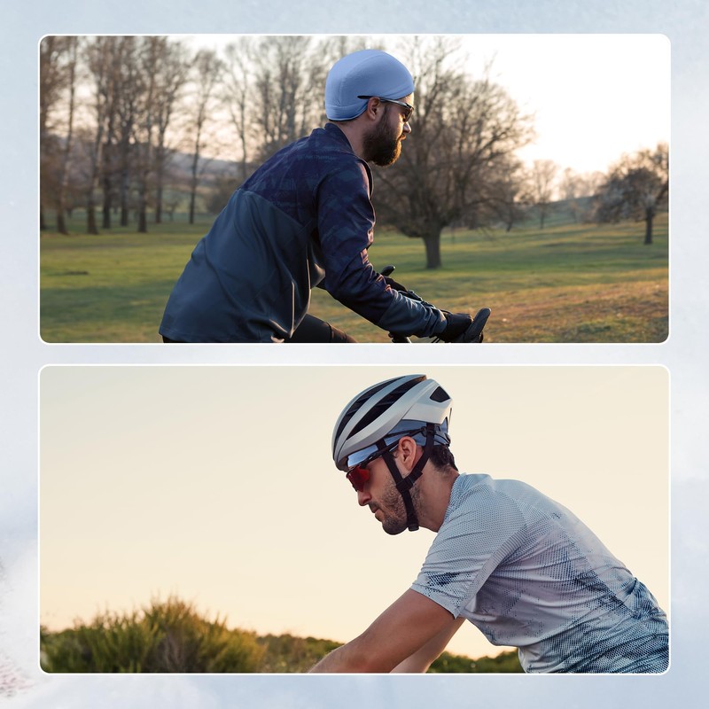 Oscenny Cycling Hat Moisture Wicking Breathable Underhelmet Liner Skull Cap
