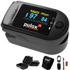 Pulse oximeter PULOX PO-200A with switchable alarm function and pulse