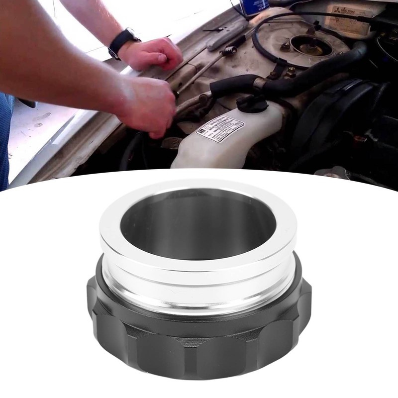 Overflow Coolant Tank Caps 2in 58mm Outer Diameter Polished Surface