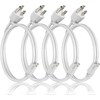 JESLED T8/T5 2FT Integrated LED Tube Light Fixture AC Power