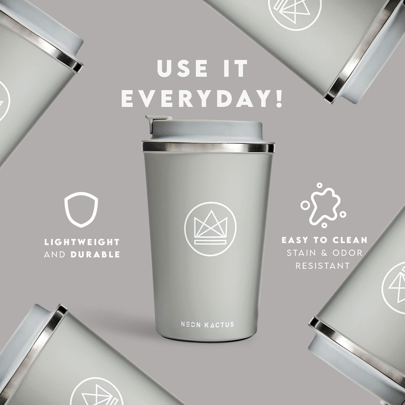 Neon Kactus Insulated Coffee Cup | Travel Cup | Double