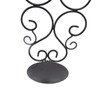 2 Pcs Candle Holder Exquisite Classical Style Black Iron Wall