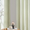 JINCHAN Linen Curtains for Living Room Sage Green on Beige