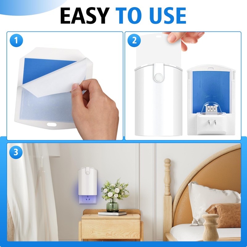Qualirey 30 Pack Flying Insect Trap Refills Compatible with Osvdo