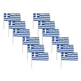 Online Stores Greece Flag 12 x 18 inch - 3 PK