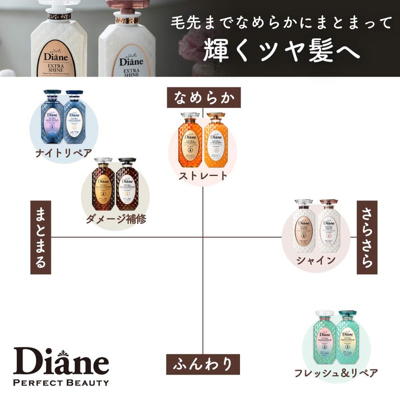 Perfect Beauty Extra Shine Shampoo, Glossy Hair, Floral and Berry