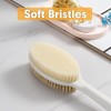 Backski 2-Pack Brush Head for 19" Back Scrubber for Shower(Handle