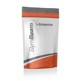 GymBeam GymBeam L-Glutamin Pulver, 12000mg pro Tagesdosis - bedingt essentielle Aminos?ure, Wiederauffllen von Glutaminspeicher, geeignet fr Ausdauer & Kraftsportler (500 g, Lemon-Lime)