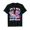 8th Birthday Girl 8 Years, Roller Skates, Number 8 T-Shirt
