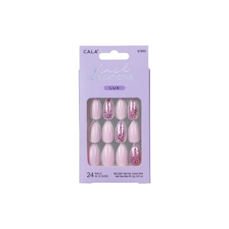 CALA - "Nail Creation Lux" uñas postizas (24 uñas en
