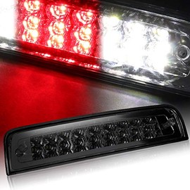 EPARTS 1 Piece Chrome Housing Smoke Lens LED 3rd Third Brake Rear Roof Center High Mount Light Fit For 2009-2018 Dodge Ram 1500