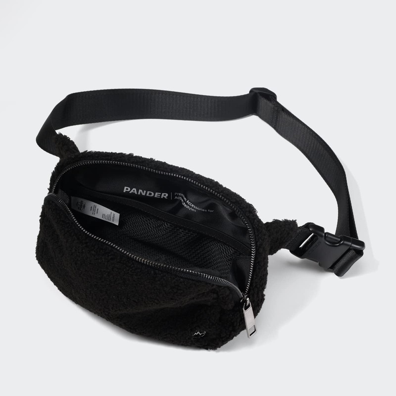 Pander Large 2L Fanny Pack Everywhere Fleece Belt Bag for
