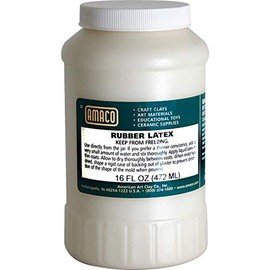 AMERICAN ART CLAY AMO89915 Amaco Ruber Latx Molding Compound 16Oz