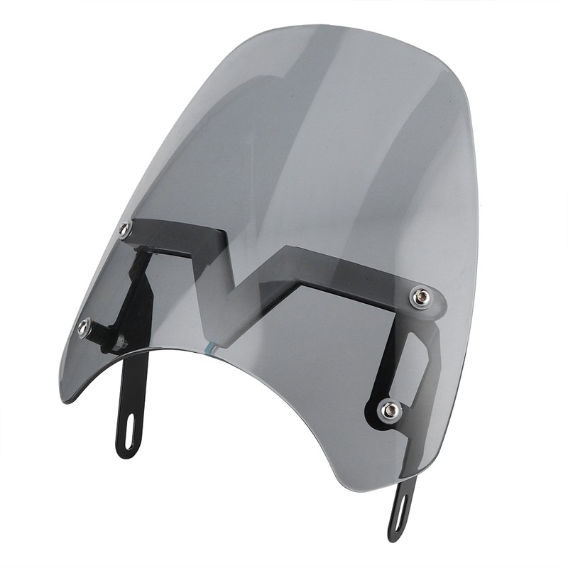 Motorcycles Wind Deflector Front Windshield W/V Lights LED Turn Signals