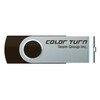 Teamgroup Color Turn E902 USB 2.0 32GB Flash Drive, Brown/Silver