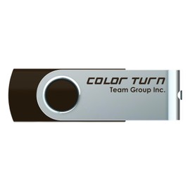 Teamgroup Color Turn E902 USB 2.0 32GB Flash Drive, Brown/Silver