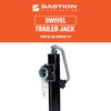 Bastion Distribution Top-Wind Swivel Trailer Jack | Weld-On Pipe Mount