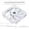Thermalright TL-C12CW CPU Fan 120 mm Case Cooler Fan, 4-Pin
