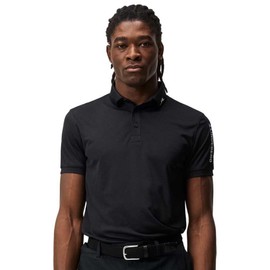 J Lindeberg Mens Tour Tech Regular Fit Golf Polo -Black L