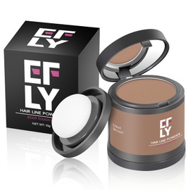 Root touch up hair color powder-Instantly Conceals Hair Loss and Thinning, Gray hair Cover Up Powder, hairline Powder Toppers and Fibers for Men & Women (Light Brown, 0.35 ounce)