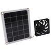 10W Solar Panel Exhaust Fan Waterproof Solar Powered Attic Ventilator