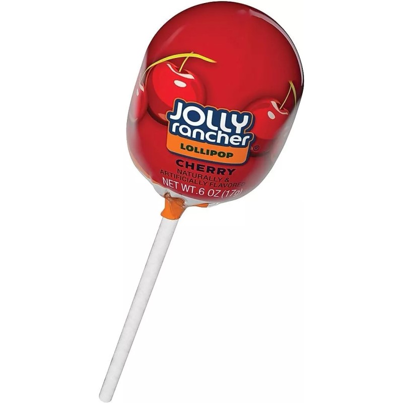 JOLLY RANCHER Round Lollipops, Assorted Fruit Filled Pops, Bulk Candy