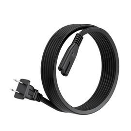 FITE ON 5FT AC Power Cord Cable Compatible with Audiocrazy AM FM Portable Radio, Replacement Speaker AC Power Plug in Wall Radio