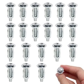 BENLIUDH 20pcs Hollow Wall Anchors for Thin Walls Heavy Duty, M5 x 1"
