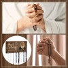 Colingmill Large Wooden Rosary Holder Wall Mounted with 8 Hangers