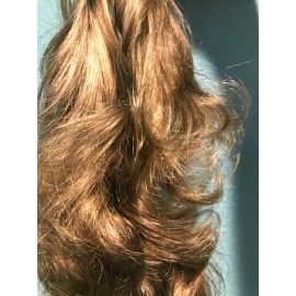 Hijuki Golden Brown Ponytail Extension Medium Claw Clip Hair Piece Thick Wavy TopperNEW