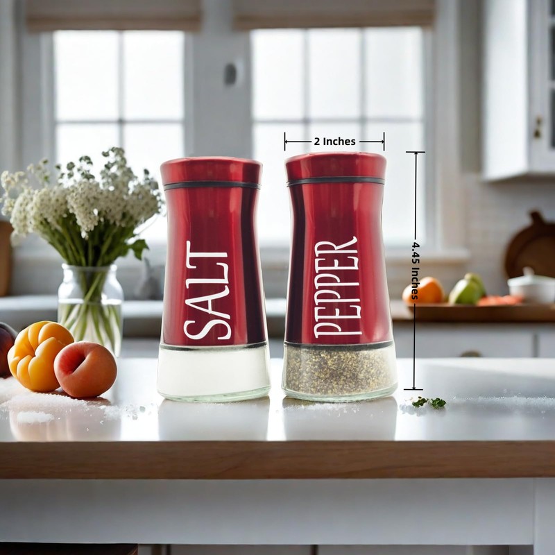 Pack of 2 Salt and Pepper Shaker Salt and Pepper